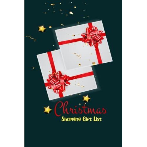 Christmas Shopping Gift List: Holiday Shopping Gift List Planner.