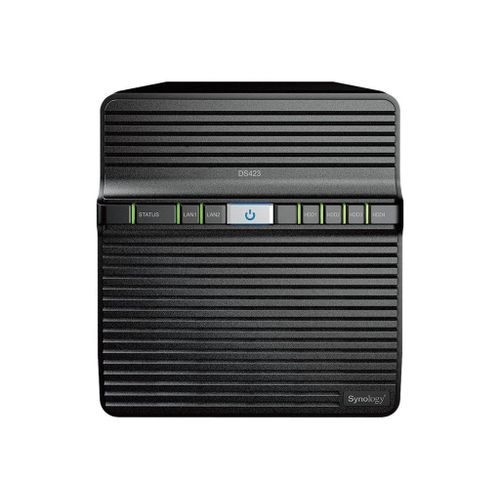 Synology Disk Station DS423 - Serveur NAS - 4 Baies - SATA 6Gb/s - RAID JBOD, 0, 1, 5, 6, 10 - RAM 2 Go - Gigabit Ethernet - iSCSI support