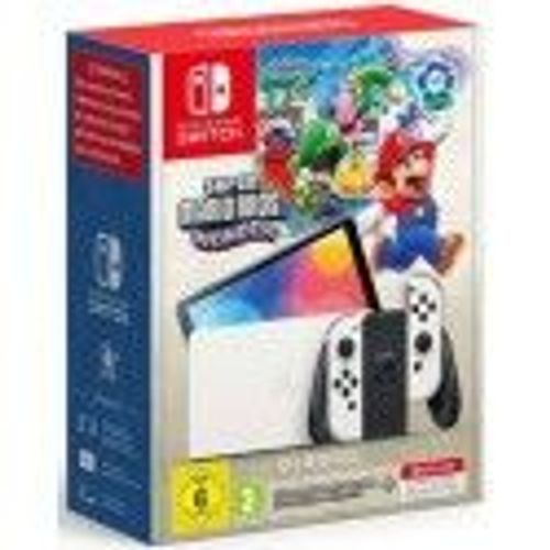 Nintendo Switch OLED console de jeux portables 7" 64 Go Écran tactile Wifi Noir et Blanc