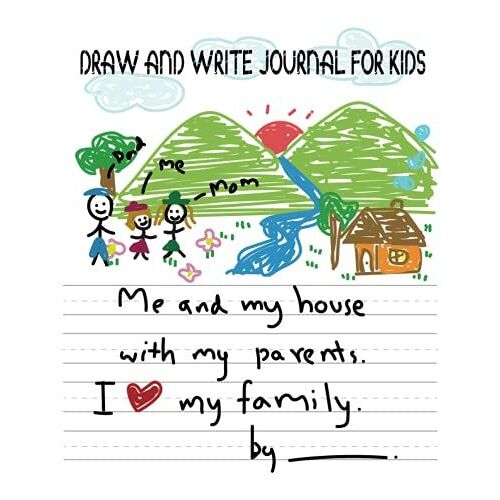 Draw And Write Journal For Kids: Draw And Write Paper Activity Book For Preschoolers And Kids For Handwriting Practice, Make Idea Story For Fun, Large 8.5"X 11"