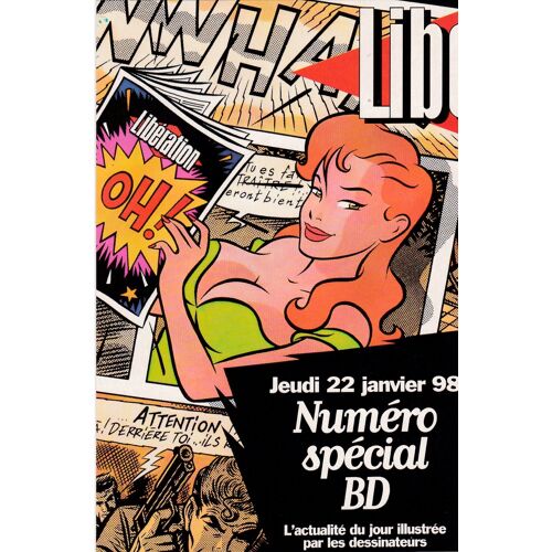 Carte Postale Minus Walter Pour Libération Spécial Bd 1998