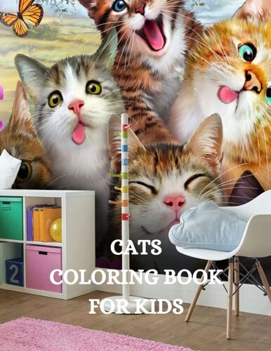 Cat Coloring Book For Kids