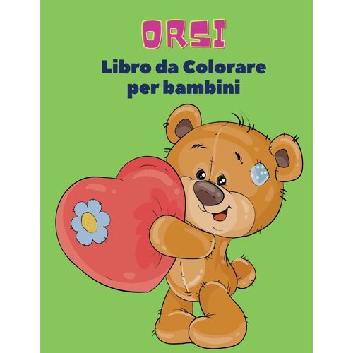 Orsi Libro Da Colorare Per Bambini