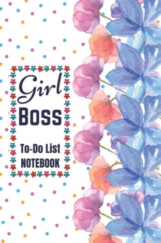 Girl Boss To Do List Notebook: Daily Checklist Planner Organizer