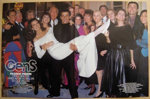 Paris Match N°2266, Coupure De Presse, Francis Perrin 