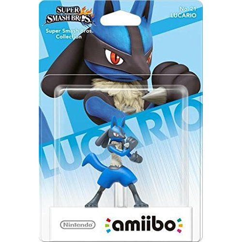 Figurine Nintendo Amiibo No. 21 Lucario Collection Super Smash Bros