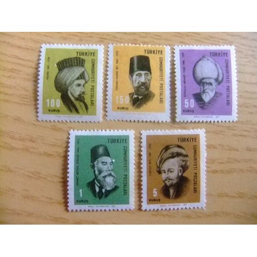 Turquie - Turquia -1967 - Cèlébrités Nationales - Yvert & Tellier Nº 1834/1938 * Mh 