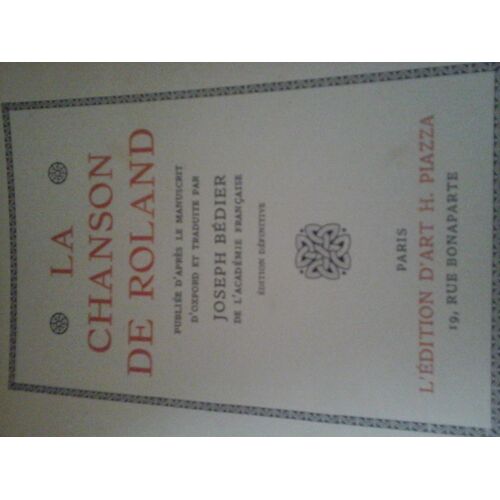 La Chanson De Roland