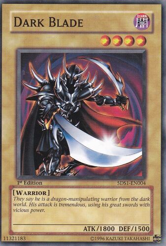 Carte Yu-Gi-Oh - Dark Blade ( Sombrelame ) - 5ds1-En004 - Version Anglaise -