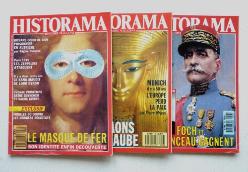 Lot De 3 Numéros De 'historama' 1988: N°55 (Sept.) N°56 (Oct.) N°57 (Nov.)