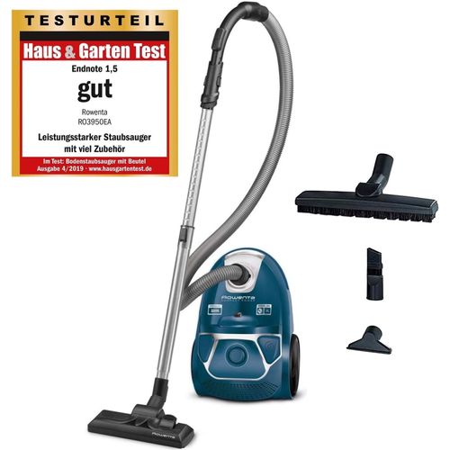 Hamiltion-Ro3950 Aspirateur Avec Sac Compact Power (Énergie 3 X Aaa Classification, 750 W = 2000 W, 3, 0L, Indicateur De Niveau De Poussière, Brosse De Sol, Brosse De Parquet)