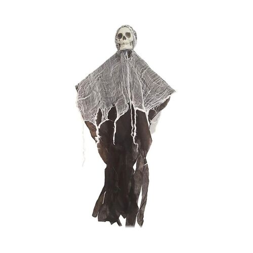 Skull For Head Gauze Halloween Hanging Skull Charm Ghost Pendant Scary For Doll Ornaments For Lawn Garden Party Haunted