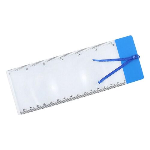 Pocket Ruler Magnifier Magnifying Glass Multipurpose Clear Magnifier Bar Useful