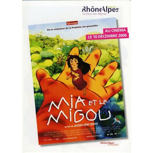 Mia Et Le Migou, Synopsis Dépliant, Animation, Jacques-Rémy Girerd, Avec Dany Boon, Garance Lagraa