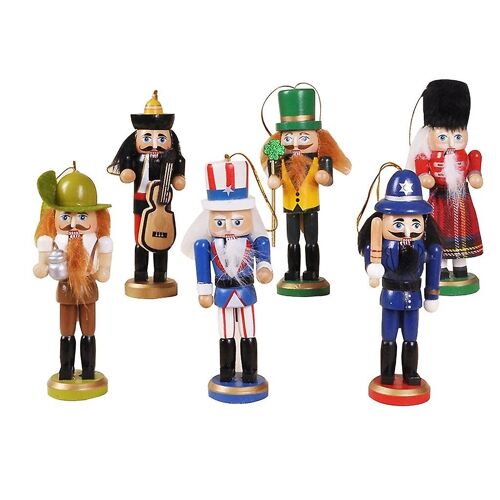Household Christmas Instrument Nutcrackers Soldier Home Bar Bookshelf Party