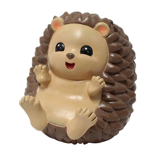 Hedgehog Mobile Phone Holder Cute Pen Holder Resin Desktop Storage Ornament
