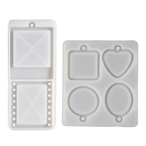 Silicone Resin Mold Universal Photo Pendant Mold For Diy Jewelry Making Tools