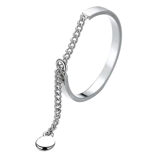Anneau Ouvert Bague À Pompon Réglable Anneau D'empilement Minimaliste Bijoux Simples