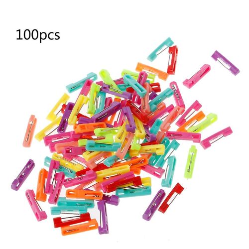 Hijab Brooch 100 Pcs Mixed Scarf Safety Pins Baby Cloth Nappy Pins Jewelry Gift