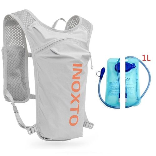 Sac Orange Gris 1l Sac - Sac À Dos Ultraléger En Nylon Pour Vélo, Équipement De Cyclisme, Randonnée, Camping, Hydratation, 5l