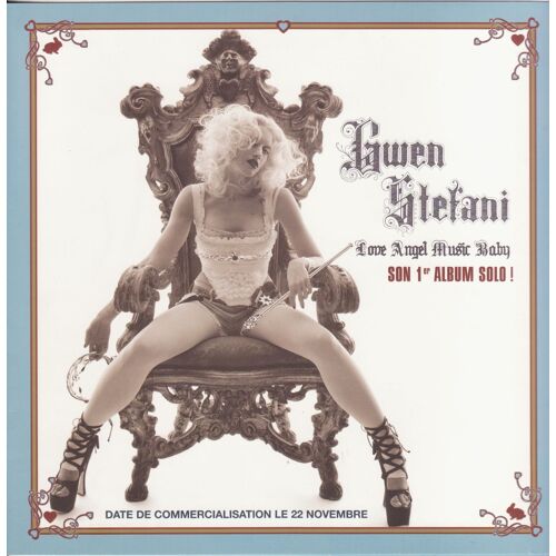 Gwen Stefani (No Doubt) Argumentaire Presse,Radio,Disquaires "Love Angel Music Baby" G/Fold