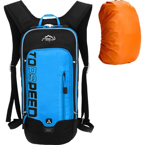 Couverture Bleue Et Pluie - Sac À Dos Ultraléger 6l Pour Le Sport En Plein Air, Le Cyclisme, La Course À Pied, L'hydratation, Le Stockage De L'eau, La Randonnée, L'équitation