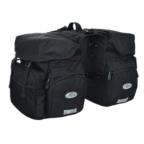 Le Noir - Sac De Transport De Vélo 50l, Sacoche De Coffre 2 En 1 Multifonction Pour Vélo, Imperméable, Double Face