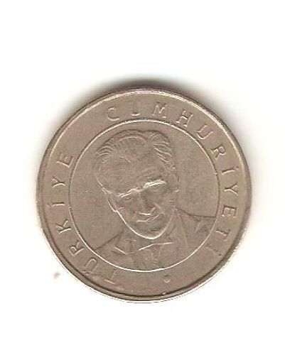 Turquie 250 Bin Lira 2002 Pièce De Monnaie Turque Turkish Coin Turkey