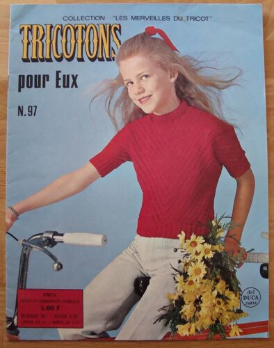 [ Collection " Les Merveilles Du Tricot " ] Tricotons Pour Eux N° 97 ( 2ème Trimestre 1973 )