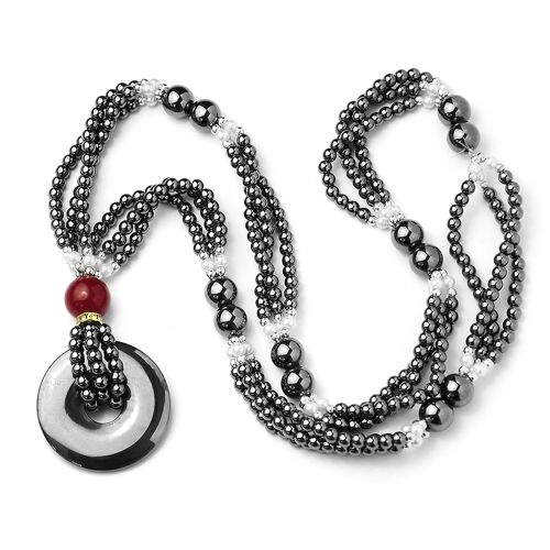 Spacer Perles Collier Boucle De Paix Collier Healing Pierre Pull Chaîne Pendentif