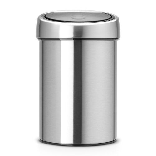 Brabantia Poubelle Touch Bin®, 03 litres - Matt Steel Fingerprint Proof