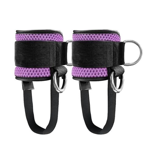 Ankle Straps Sports Protective Gear D-Rings Adjustable Cuffs To Enhances Legs