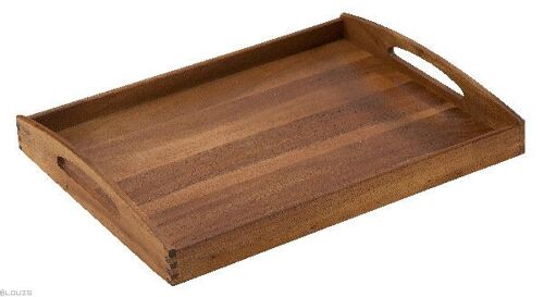 Zassenhaus Plateau en bois acacia Anguleux 53 x 41 x 7 cm