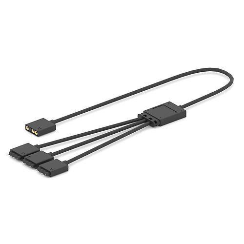 ARGB 5V 3Pin Câble d'Extension Adaptateur 30cm 1 à 3 RGB LED Splitter Câble Hub