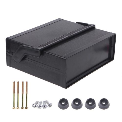 Boîtier électronique en plastique étanche Boîte de projet Noir 200x175x70mm