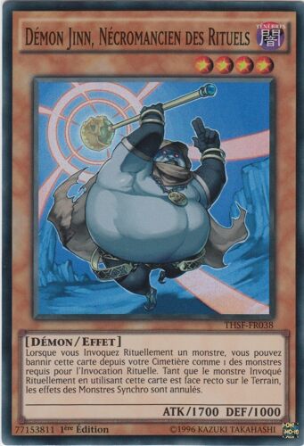 Yugioh Thsf-Fr038 Démon Jinn, Nécromancien Des Rituels (Super Rare) Francais