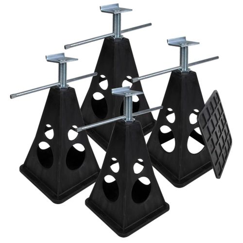 ProPlus 4 pcs Supports stabilisateurs 750 kg