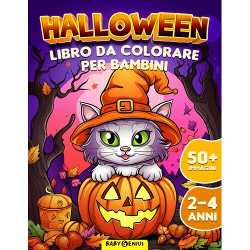 Halloween: Libro Da Colorare Per Bambini | 50+ Immagini | 2-4 Anni (Italian Edition)