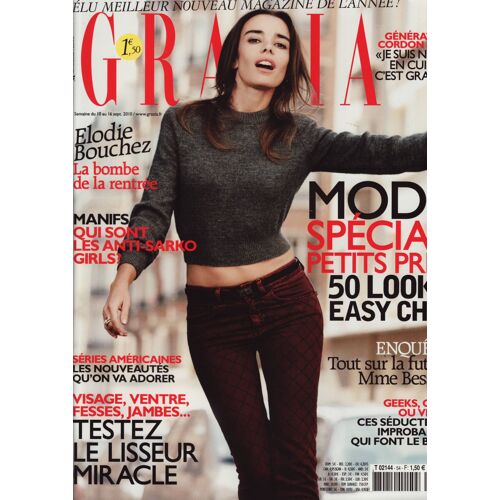 Grazia / 10-09-2010 N°54 : Elodie Bouchez (6p) - Chloe Green (2p) - Julia Roberts (4p)
