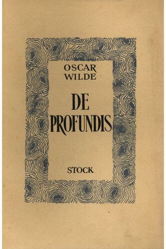 De Profundis / Wilde, Oscar / Réf 11247
