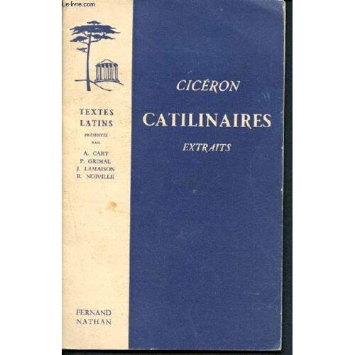 Catilinaires Extraits - Textes Latins