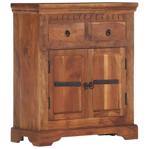 Vidaxl Buffet 63 X 30 X 75 Cm Bois D'acacia Massif