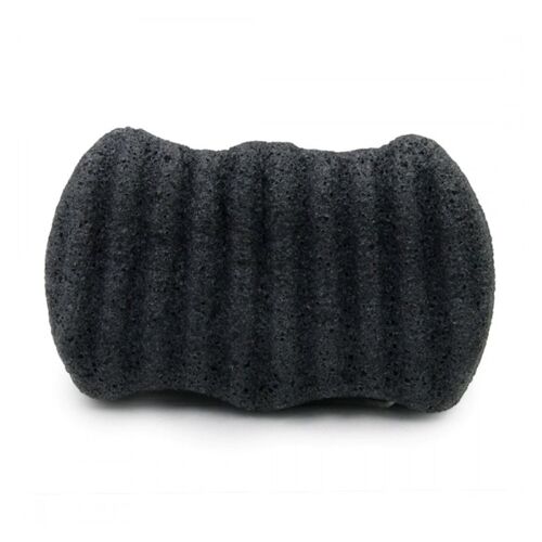 Eponge Konjac Au Charbon De Bambou - Format Xl Pour Le Corps 