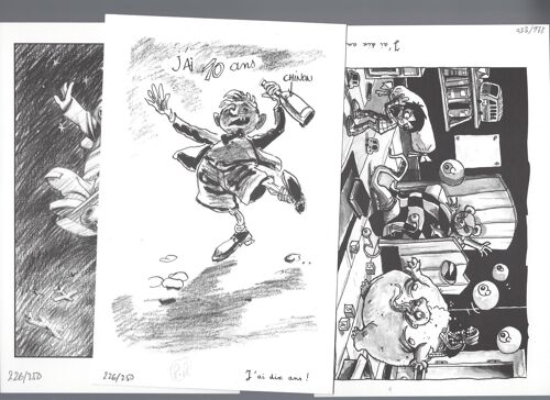 Port Folio : Bd En Chinonais " J'ai Dix Ans "