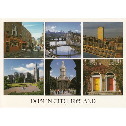 " Vues De La Ville De Dublin ", Irlande.