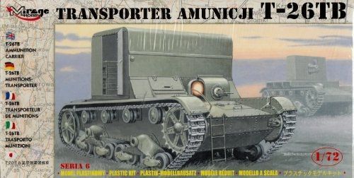 Mirage Hobby 72607 1:72 Échelle, De Munitions Transporteur T-26tb, Kit De Modèle En Plastique