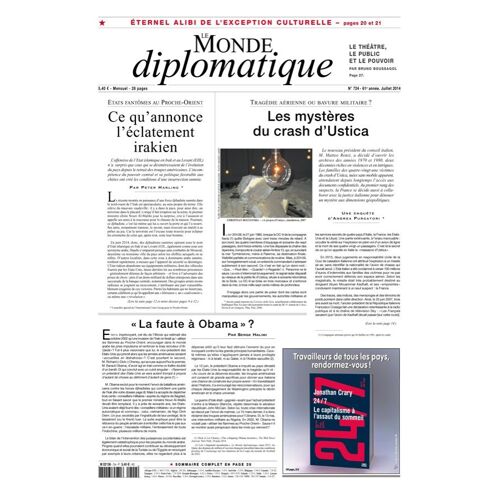 Le Monde Diplomatique N° 724 - Juillet 2014 - Ce Qu'annonce L'éclatement Irakien