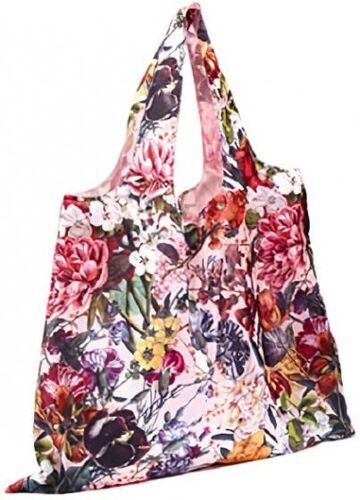 Shopping Bag Xl Flowers 59 X 48 Cm Polyester Pink/Red