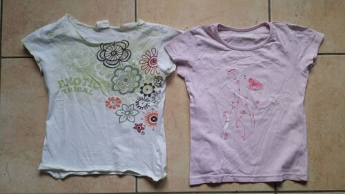 Lot De 2 Tshirt 7 - 8 Ans Fille