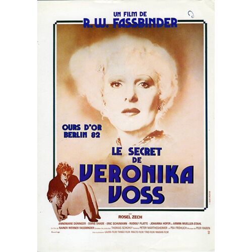 Le Secret De Veronika Voss, Synopsis, Rainer Werner Fassbinder, Avec Rosel Zech, Hilmar Thate
